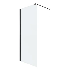 Душевая перегородка Niagara Eco NG-551-70BLACK 70х190 стекло прозрачное 6 мм, цвет профиля черный без поддона