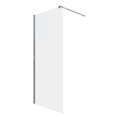 Душевая перегородка Niagara Eco NG-531-80 80х190 стекло прозрачное 6 мм, цвет профиля хром без поддона