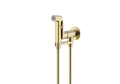 Гигиенический душ со смесителем Aquatek Альфа AQ1919BG скрытый монтаж шлифованное золото
