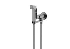 Гигиенический душ со смесителем Aquatek Альфа AQ1919BGM скрытый монтаж оружейная сталь