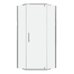 Душевой уголок Niagara Eco NG-1009-14D 90х90х190 стекло прозрачное 4 мм, цвет профиля хром без поддона