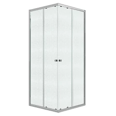 Душевой уголок Niagara Eco NG-1008-14QMT 80х80х190 стекло матовое 4 мм, цвет профиля хром без поддона
