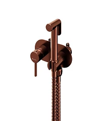 Гигиенический душ со смесителем Knotlor Роса/Dew FHS01S1RB скрытый монтаж бронза