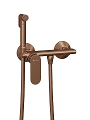 Гигиенический душ со смесителем Knotlor Роса/Dew FHS01S0RB бронза