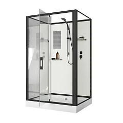 Душевая кабина Niagara Standart ST100/80/15Q/BL/BK 100х80х200 без крыши