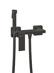 Гигиенический душ со смесителем Knotlor Туман/Mist FHS02S0GM вороненая сталь