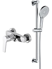 Душевая стойка Aquatek Лугано AQ1732CR хром (AQ1760CR+AQ2022CR)