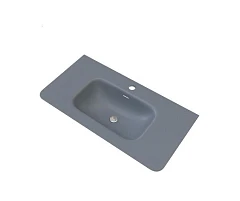 Мебельная раковина Knotlor Грация 90 графит (приобретается в комплекте с тумбой)