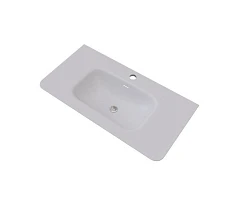 Мебельная раковина Knotlor Грация 90 белая матовая (приобретается в комплекте с тумбой)