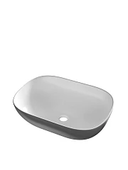 Накладная раковина Knotlor Побережье CBR0460WG 46*33 белый глянец