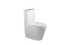 Унитаз-компакт Knotlor Темп 36*66 безободковый Торнадо с крышкой-сиденьем микролифт