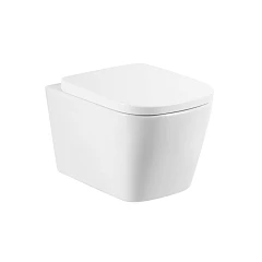 Подвесной унитаз BelBagno Албано/Albano 36,5*49,5 безободковый с крышкой-сиденьем микролифт