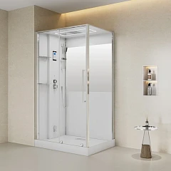Душевая кабина Esbano ESKOAU1209-ST 120х90х217 с Led-подсветкой и парогенератором