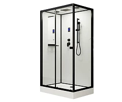 Душевая кабина Esbano ESKBFO1280CKR 120х80х213 с Led-подсветкой