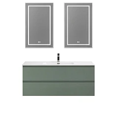 Комплект мебели BelBagno Крафт/Kraft 120 с двумя ящиками еловый матовый (раковина BB1200ETL)