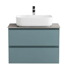 Тумба с раковиной BelBagno Крафт/Kraft 60 голубая матовая (столешница Granito)