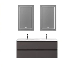 Комплект мебели BelBagno Крафт/Kraft 120 с четырьмя ящиками темно-серый матовый (раковина BB-8099-120-2)