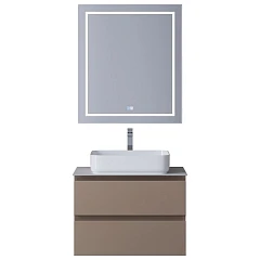 Комплект мебели BelBagno Крафт/Kraft 60 бежевый матовый (столешница Bianco Opaco)