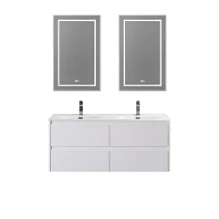 Комплект мебели BelBagno Крафт/Kraft 120 с четырьмя ящиками Bianco Opaco (раковина BB-8099-120-2)