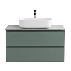 Тумба с раковиной BelBagno Крафт/Kraft 80 еловая матовая (столешница Marmo Grigio Lucido)