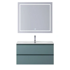 Комплект мебели BelBagno Крафт/Kraft 80 голубой матовый (раковина BB-8099-80)