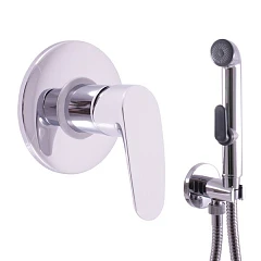 Гигиенический душ со смесителем Rav Slezak Amur AM742 скрытый монтаж хром