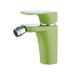 Смеситель DQ Berlin Humboldt DA1432212 для биде хром/зеленый