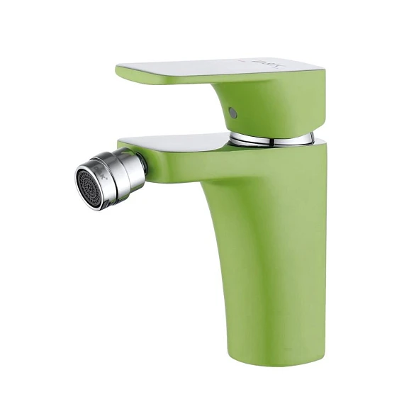 Смеситель DQ Berlin Humboldt DA1432212 для биде хром/зеленый