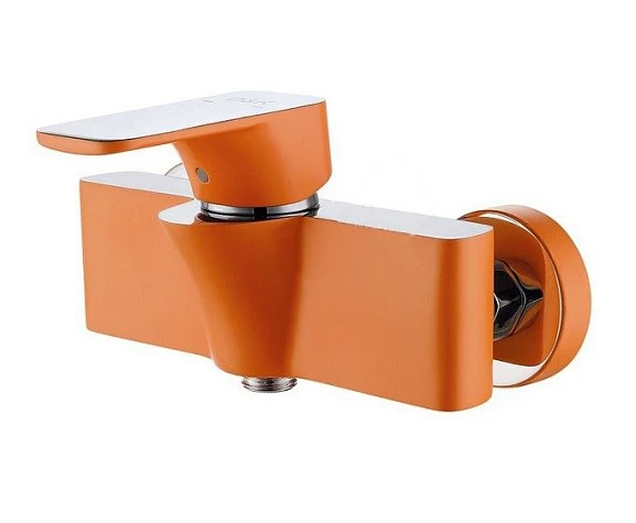 Смеситель DQ Berlin Kunste DA1433113 для душа хром/оранжевый