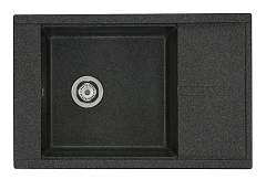 Кухонная мойка Aquaton Делия 78*51 гранитная крошка графит с крылом