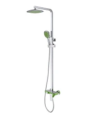 Душевая стойка DQ Berlin Humboldt DA1433712A02 хром/зеленый