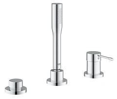 Смеситель на борт ванны Grohe Essence+ 19976001 на 3 отверстия