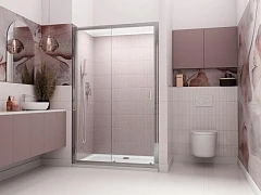 Душевая дверь в нишу Radaway Premium Plus DWJ 120 стекло фабрик 117,2-121,5*190 без поддона