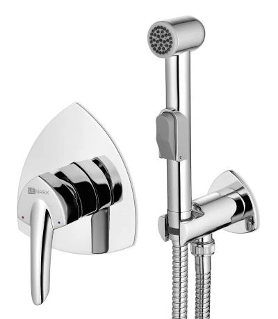 Гигиенический душ со смесителем Lemark Mars LM3519C скрытый монтаж хром
