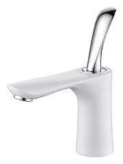 Смеситель DQ Venice Baciano DA1032156 для раковины хром/белый