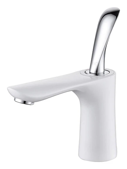 Смеситель DQ Venice Baciano DA1032156 для раковины хром/белый