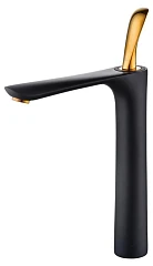 Смеситель DQ Venice Baciano DA1032059 для раковины черный/красное золото