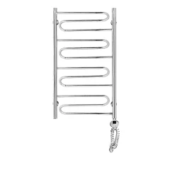 Электрический полотенцесушитель Domoterm Офелия П12 50*100 R с ТЭНом хром