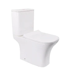 Унитаз-компакт Ceruttispa Vettore 34*65 безободковый с крышкой-сиденьем микролифт Slim