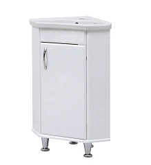 Тумба под раковину Ceruttispa Венеция 40 белый глянец R угловая (уценка)