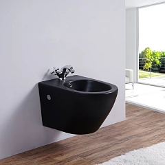 Подвесное биде Esbano Lirio 36,5*48 черное матовое