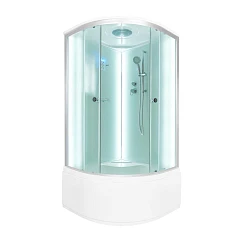 Душевая кабина Deto D10S 100х100х220 с контурной подсветкой