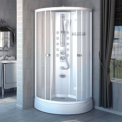 Остекление душевой кабины Radomir Паола 1 93х93х198 без крыши, прозрачное стекло