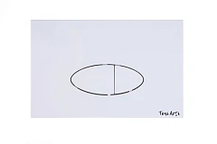 Кнопка смыва Toni Arti Freto TA-0052 белый глянец