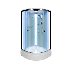 Душевая кабина Deto D271S 100х100х220 с контурной подсветкой