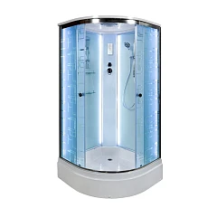 Душевая кабина Deto EM2790 90х90х220 с контурной подсветкой
