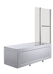 Шторка на ванну MarkaOne P-07 95*150 L/R прозрачное стекло
