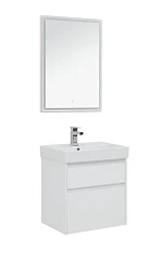 Комплект мебели Aquanet Nova Lite 60 белый глянец 2 ящика