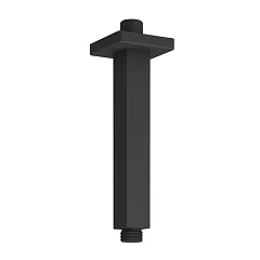 Потолочный излив для душа WasserKRAFT A152 черный Soft-touch