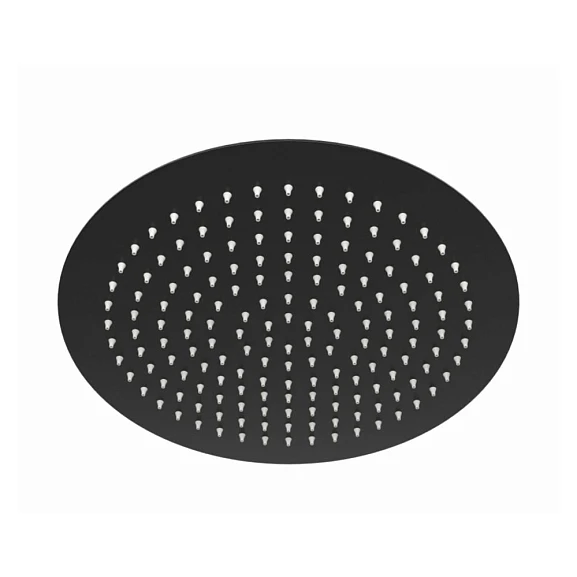 Верхний душ WasserKRAFT A160 черный матовый покрытие Soft-touch